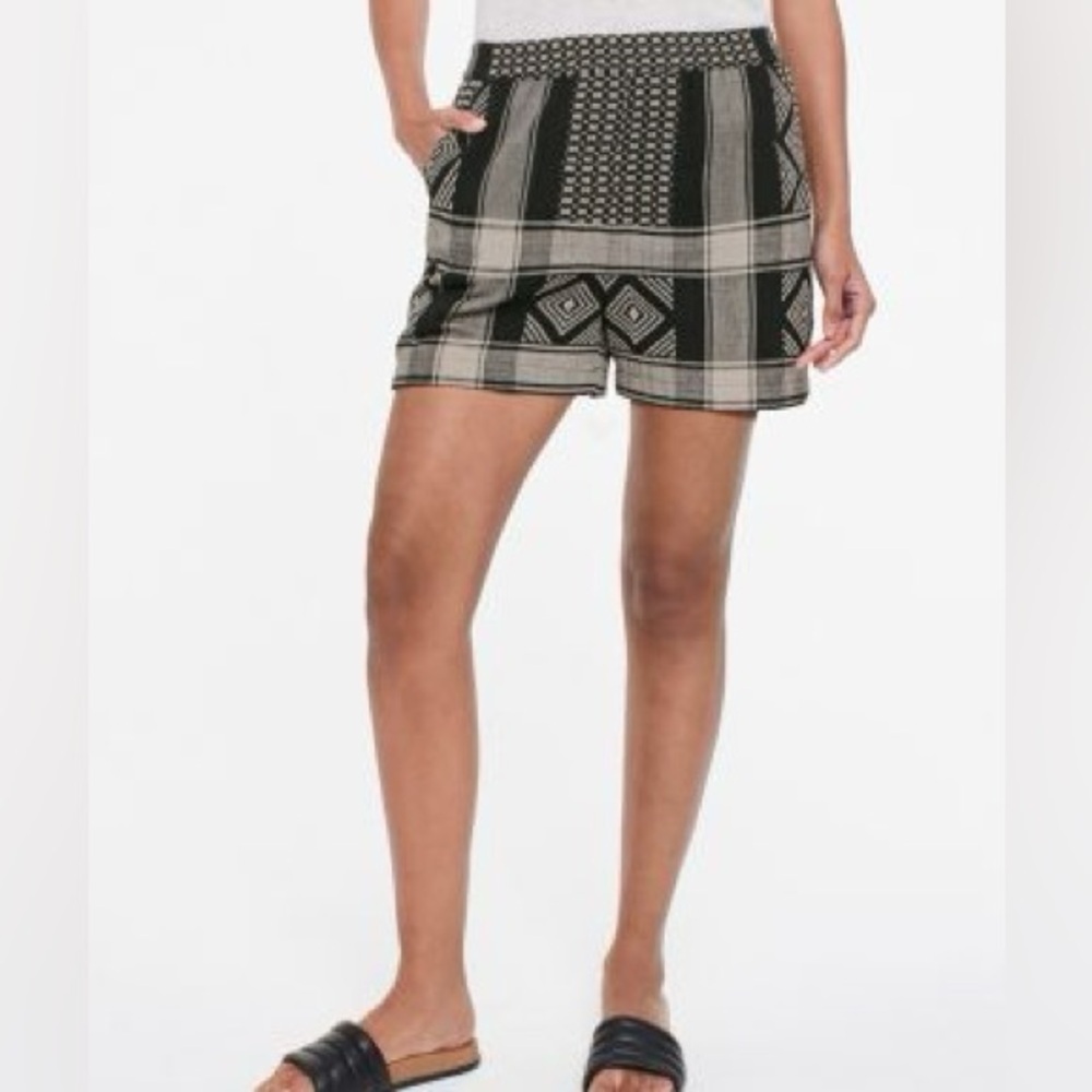 Garnet Hill Jaipur Jacquard Shorts L